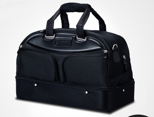 Sac de Vêtements de Golf Double Couche Grande Capacité en Nylon
