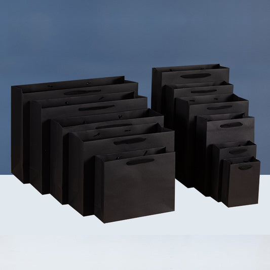 Ornement de vêtement, sac cadeau d'affaires vertical noir