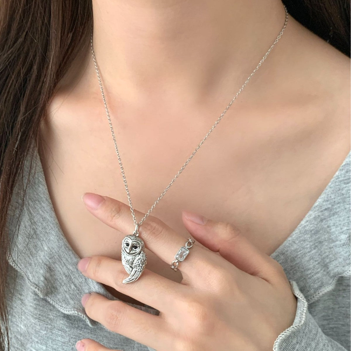 Creative And Versatile Owl Animal Necklace
