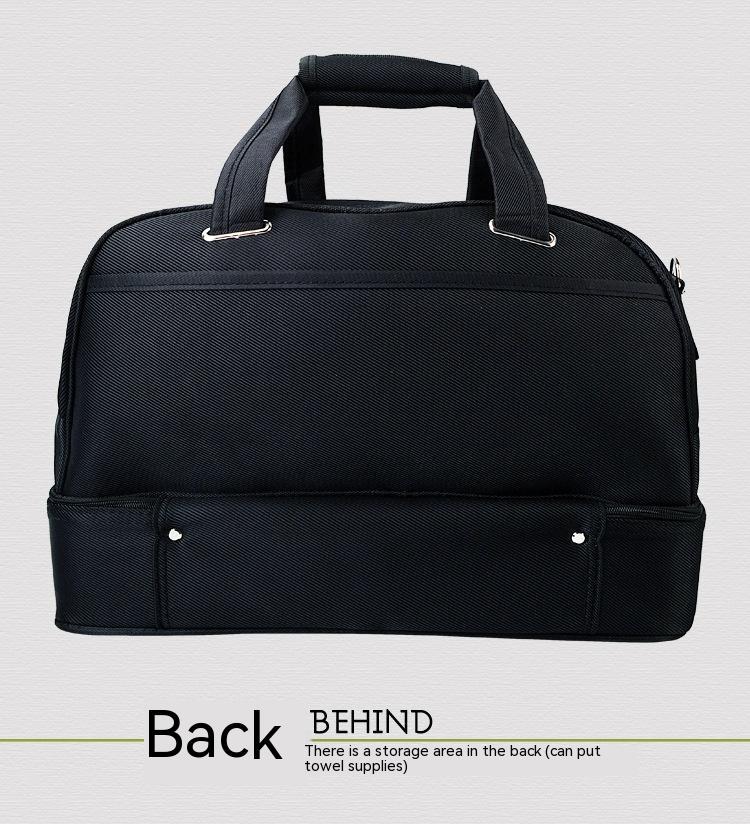 Golf Clothing Bag Nylon Double-layer Large Capacity
