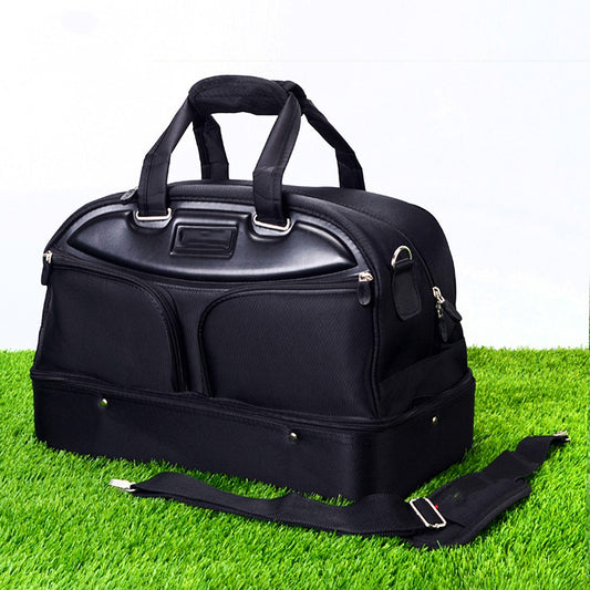 Sac de Vêtements de Golf Double Couche Grande Capacité en Nylon